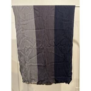 SAND Brand Made in Italy Wool Viscose Reversible Scarf Wrap Academia OS